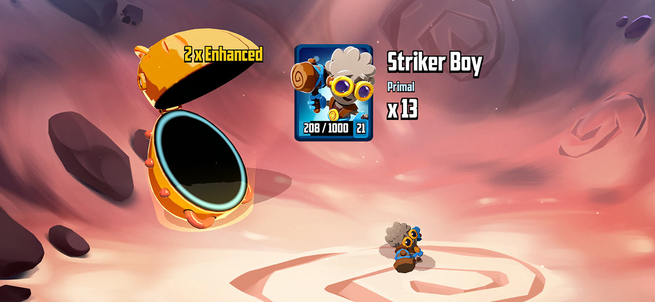 Badland Brawl chest opening sequence states