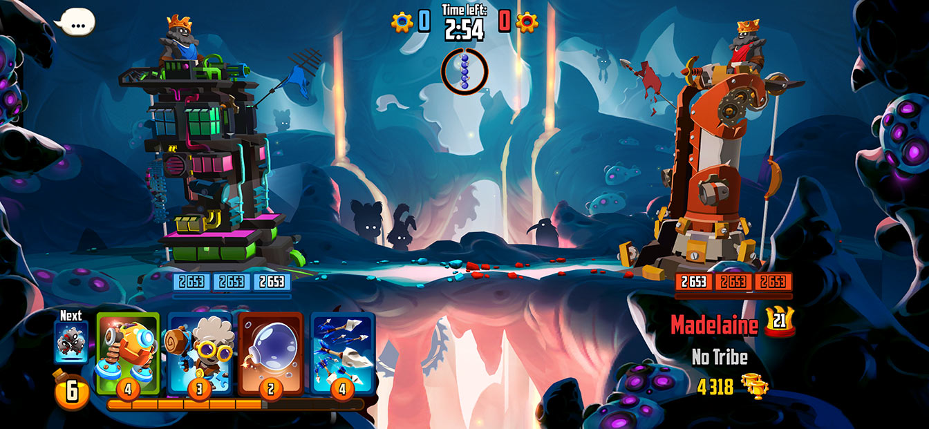 Full Badland Brawl gameplay screenshot showing the HUD