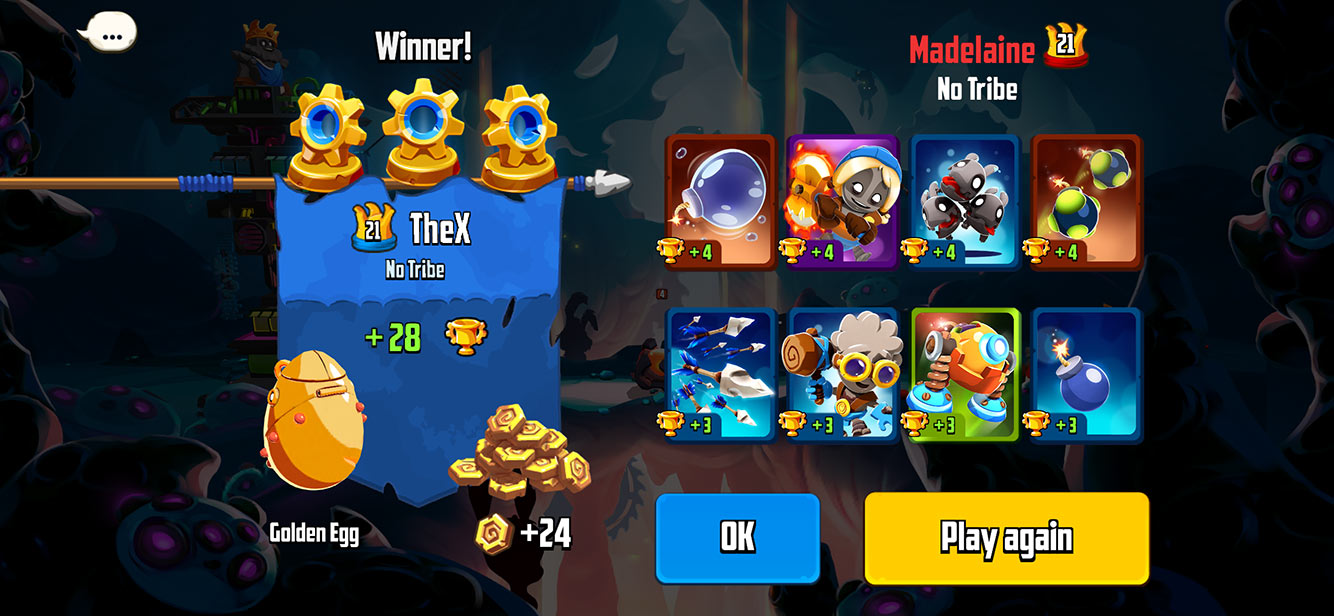 Badland Brawl winner screen