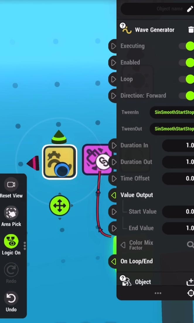 Placeholder for HypeHype visual scripting workflow