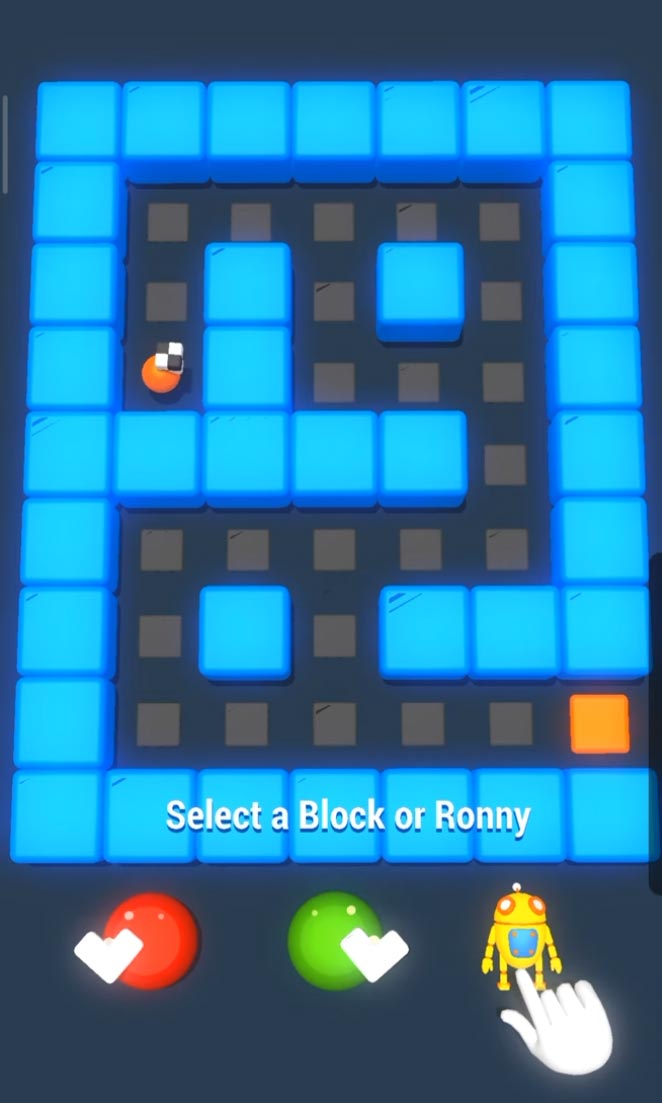 Placeholder for a robot logic maze HypeHype prototype