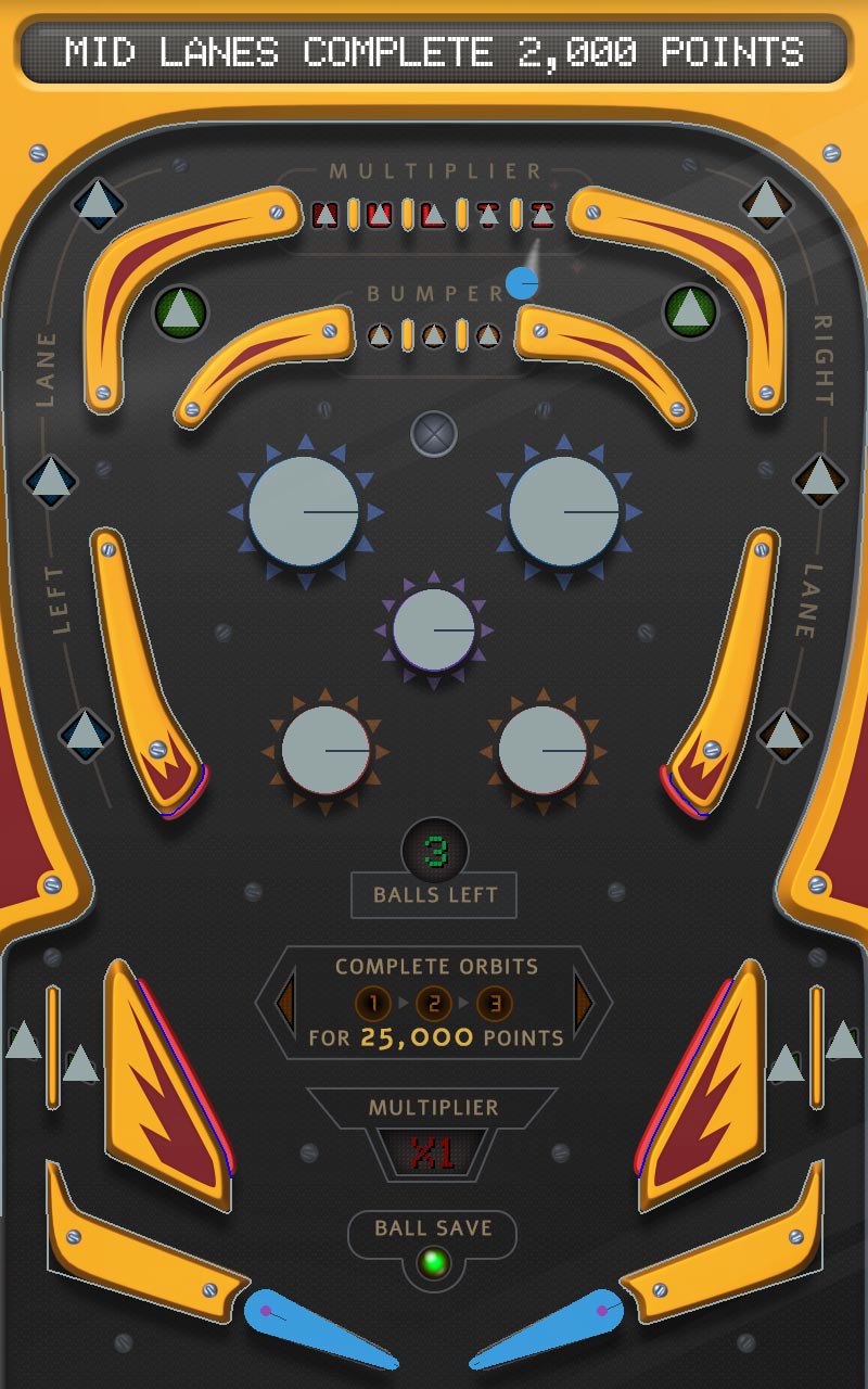 Placeholder for pinball physics systems and collision debug view